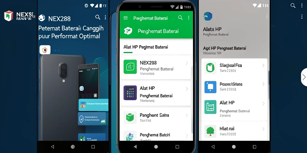 Tampilan antarmuka NEX288 yang sederhana dan intuitif.